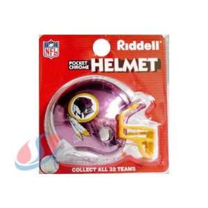  Washington Redskins Chrome Pocket Pro NFL Helmet by 