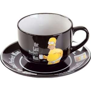   Simpsons tasse avec soucoupe The Last Perfect Man