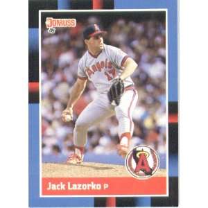  1988 Donruss # 160 Jack Lazorko California Angels Baseball 