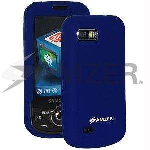  Amzer Silicone Skin Jelly Case   Blue Cell Phones 