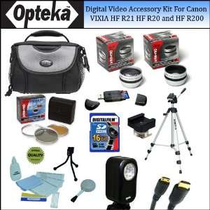  Opteka Digital Video Accessory Kit for the Canon Vixia HF 