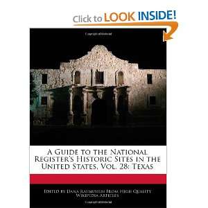   Registers Historic Sites in the United States, Vol. 28 Texas