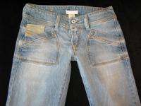 Diesel Jeans Waku Capri Crop Shorts Wash 88N Sz 25  