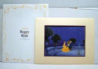 Walt Disney Beauty & Beast Collector Box Set Autograph  