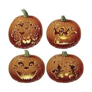  Halloween Carved Pumpkin Cutouts Pkg/24