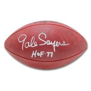   Gale Sayers Hall of Fame Autographed Football
