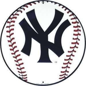  New York Yankees Metal Circle Sign