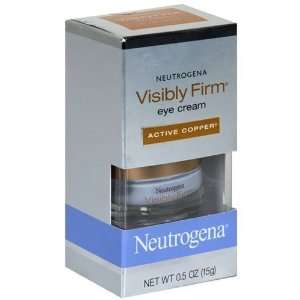 Neutrogena Visibly Firm Eye Cream, Active Copper, 0.5 Ounce Jar (Pac 
