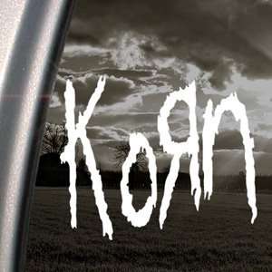  Korn Decal Metal Rock Band Car Truck Window Sticker 