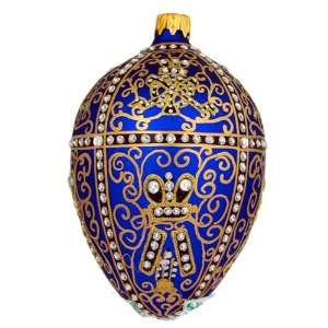  Museum Collection Fabergé Silver Anniversary Egg Glass 