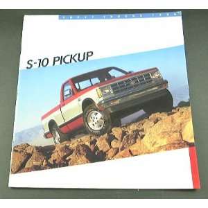  1986 86 Chevrolet Chevy S 10 PICKUP Truck BROCHURE 