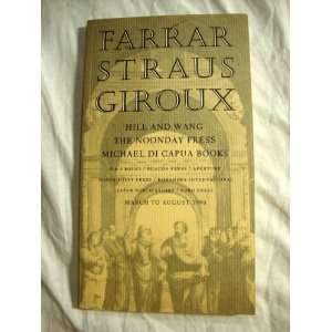  Farrar Straus Giroux   March to Aug. 1990 Book Catalog Farrar 