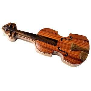    Violin   Secret Handcrafted Wooden Puzzle Box Toys & Games