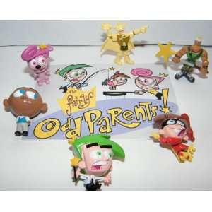  Fairly Odd Parents Nickelodeon Figure Vending Toy Set with 
