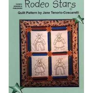   BK1344 RODEO STARS BOOKLET BY 1/4 INCH DESIGNS Arts, Crafts & Sewing