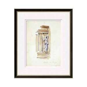  Study Of An Angel Statue Framed Giclee Print
