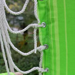 Outdoor Camping Hammock Canvas Air Sky Swing Chair Hanging Big Stripes 