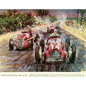   Farina Villoresi Race Car   Original Color Print