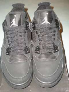 Nike Air Jordan Retro 4 IV Black Cat DS Deadstock Size 8 VI X XI 