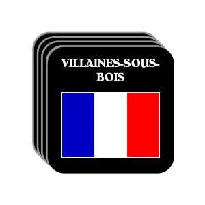  France   VILLAINES SOUS BOIS Set of 4 Mini Mousepad 