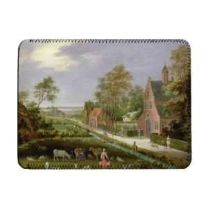  Village Landscape (oil on copper) by Pieter   iPad Cover 
