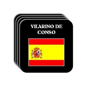 Spain [Espana]   VILARINO DE CONSO Set of 4 Mini Mousepad Coasters