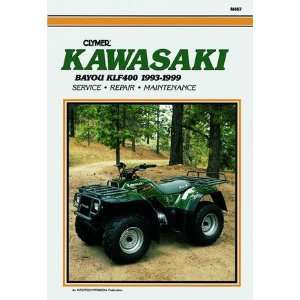    Kawasaki Bayou KLF400 93 99 Clymer Repair Manual Automotive
