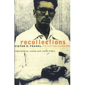 Recollections An Autobiography [Paperback] Viktor Frankl Books