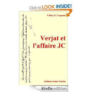   et laffaire JC Une nouvelle enquête de Verjat (French Edition