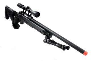 510 FPS Airsoft SR22 Type 22 Sniper Rifle Bipod & Scope  