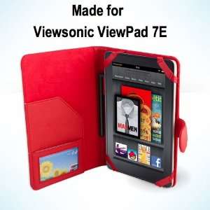  Viewsonic ViewPad 7E 7 Tablet Case / Cover   Red SRX 