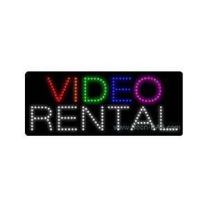  Video Rental LED Sign 11 x 27