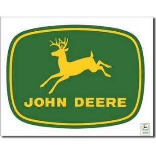  John Deere Tractors 1956 Logo Retro Vintage Tin Sign 
