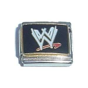 WWE Logo Italian Charm Bracelet Jewelry Link