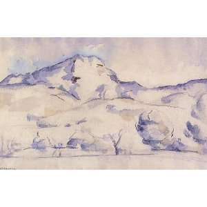   Paul Cezanne   24 x 16 inches   Mont Sainte Victoir