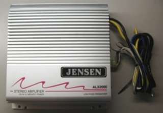 What you are bidding on is a Jensen ALX2000 Stereo Amplifier 100WX2 