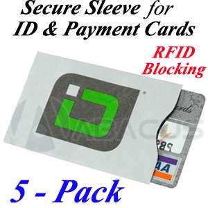   Shield RFID Blocking Sleeve Protector for ID/Payment/Debit/Credit Card