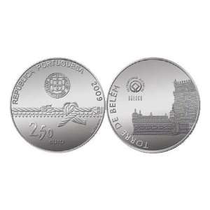  Portugal 2009 2,5 Euro Belem Tower 12g Silver Proof Coin 