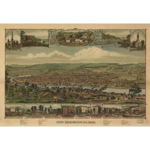   Map New Brighton, Pa. 1883. C. L. Fussell del.