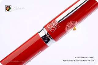 Picasso Fountain Pens 919 BAROQUE Lacquered Red CT NEW  