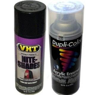 VHT Nite Shades   Black Out Taillight Spray & Clear Coat Bundle