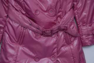 Nolita Pocket Girls Long Length Delia Coat Pink Size 5  