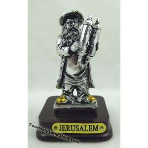   Rabbi Figurine with Torah Scroll By YourHolyLandStore 