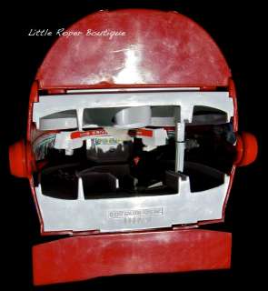   Micro Machines Vintage Galoob Red Helmet Opens Racing Playset Toy Cars