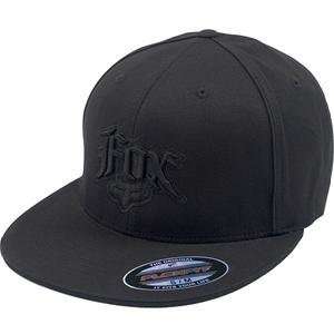  Fox Racing Vertigo 2 Flexfit Hat   Large/X Large/Black 