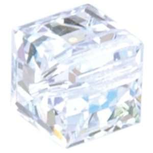  Swarovski Crystal Beads Facet Cube 8mm 1/Pkg Auror [Office 