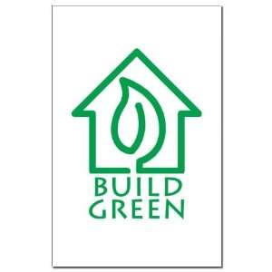  Build Green Go green Mini Poster Print by  Patio 