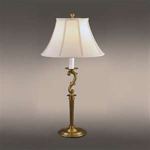   6848/1042 Antique Brass Table Lamp, Antique Solid