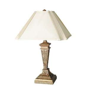   BO 5060 Transitional Cast Iron Table Lamp, Antique