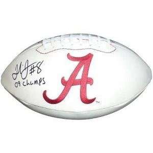  Julio Jones signed Alabama Crimson Tide Logo Football 09 